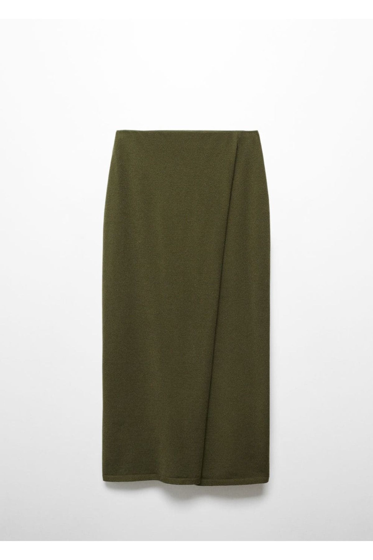 MANGO Woman-Woven wrap skirt 3