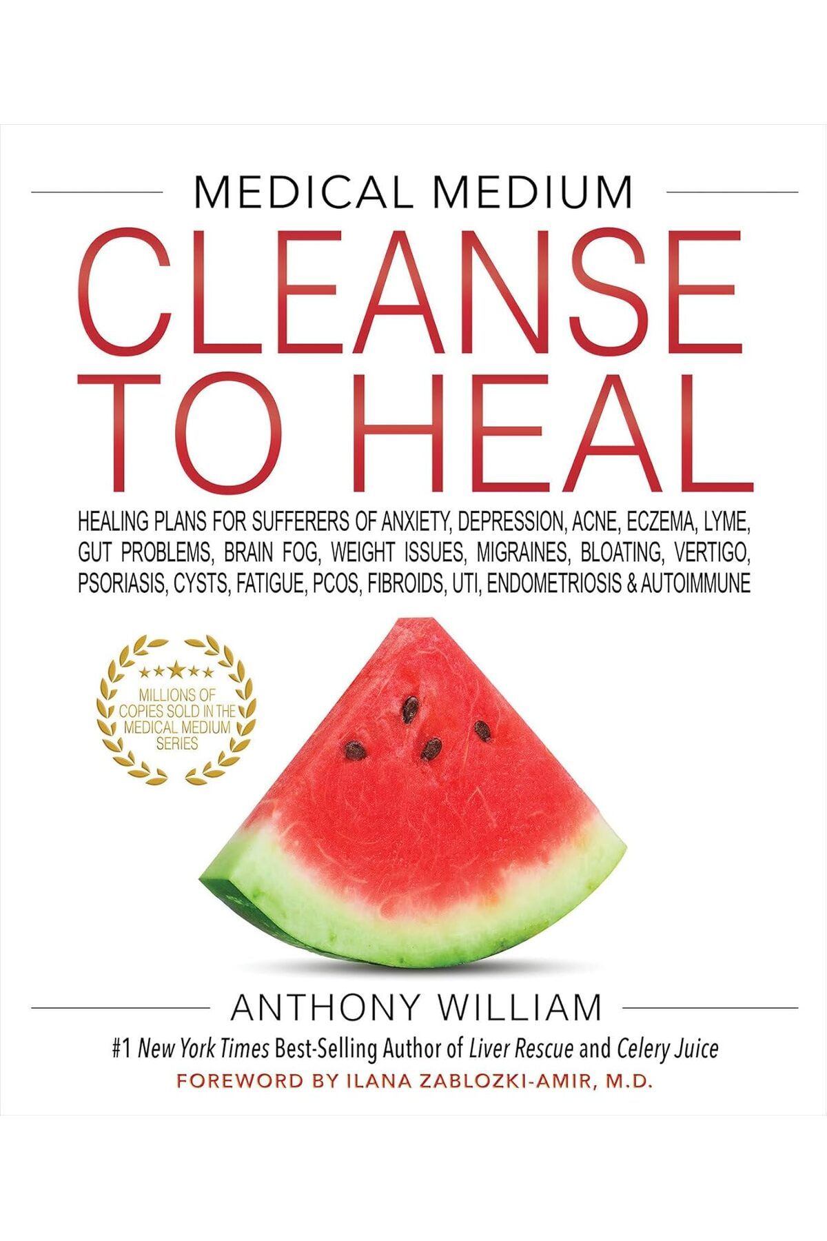 Penguin Books Medical Medium Cleanse to Heal - Anthony William (Hardcover – Illustrated)