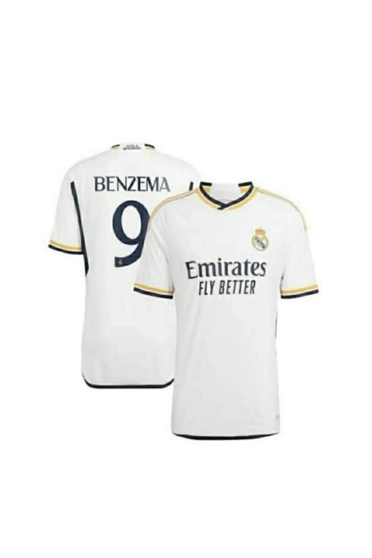 podium palace-Real Madrid Benzama - 2023/2024 New Season White Adult Football Jersey Zp20 2