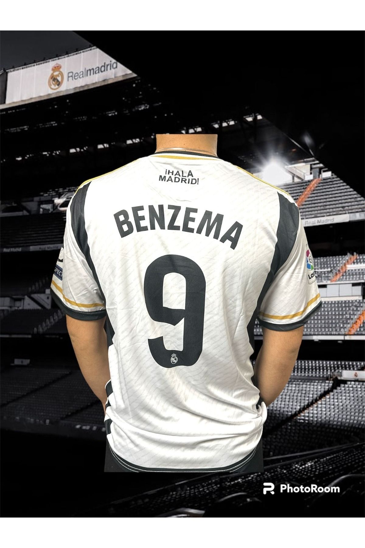 podium palace-Real Madrid Benzama - 2023/2024 New Season White Adult Football Jersey Zp20 1