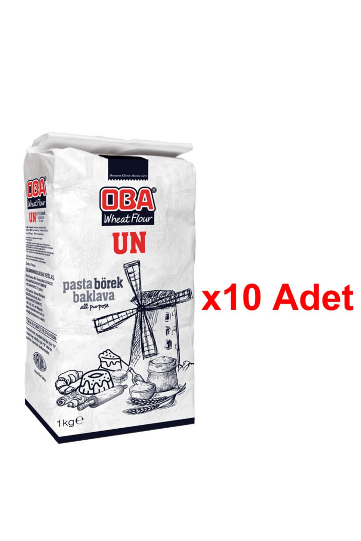 OBA Buğday Unu 10 X 1 Kg