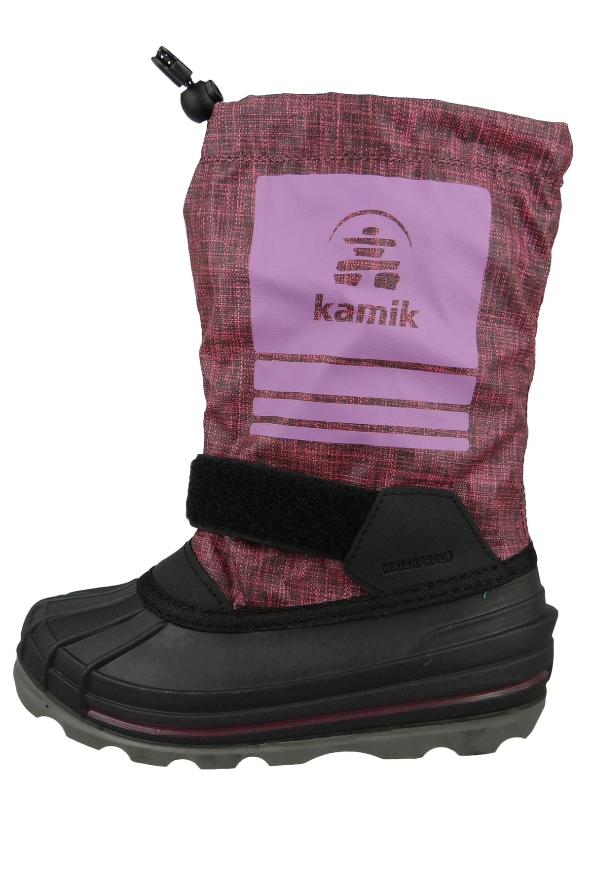 Kamik-Kinder Stiefel Winterschuhe Shockwave NF4269 Lila Grape mit LIAM LaufsohleKomfortfußbett mit Filzfuß 3