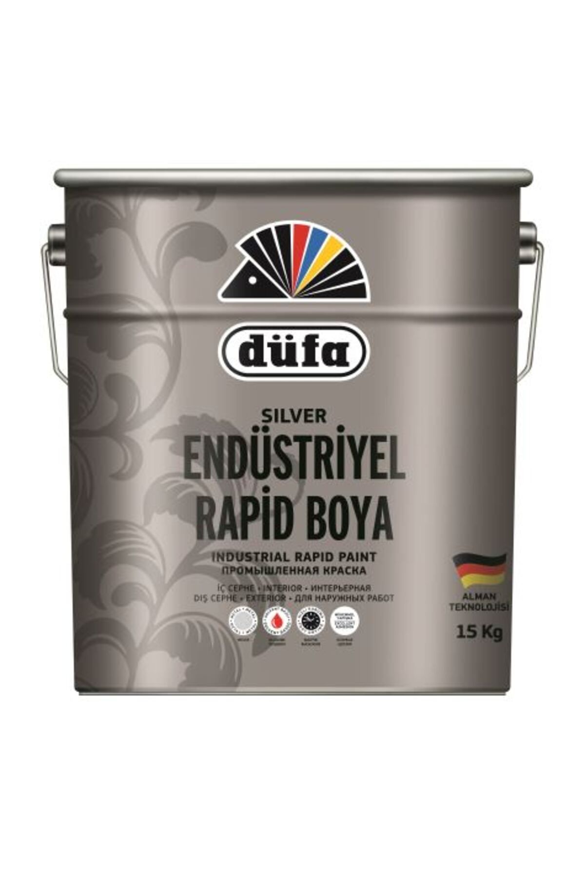 Düfa Rapid Endüstriyel Boya İpek Mat Beyaz 2,5 Kg