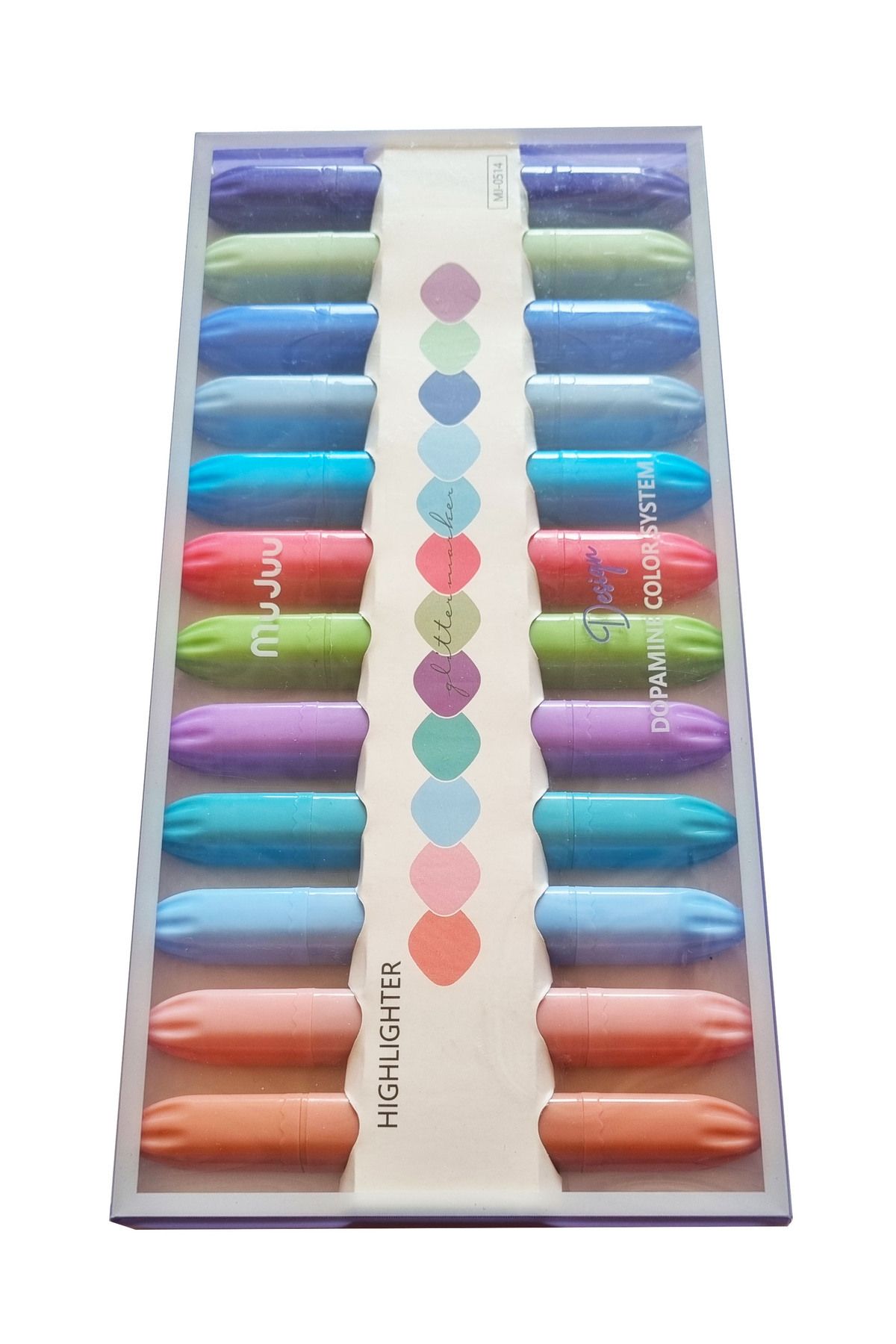 Modellino-Mujuu Mj-0514 Double Ended Monet Highlighter with Doppamine Color System 1