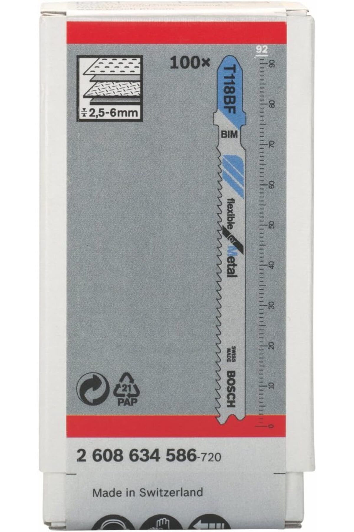 STOREMAX srhtDS 2608634586 delik testeresi bıçağı T 118 BF aksesuarı Desing 266450
