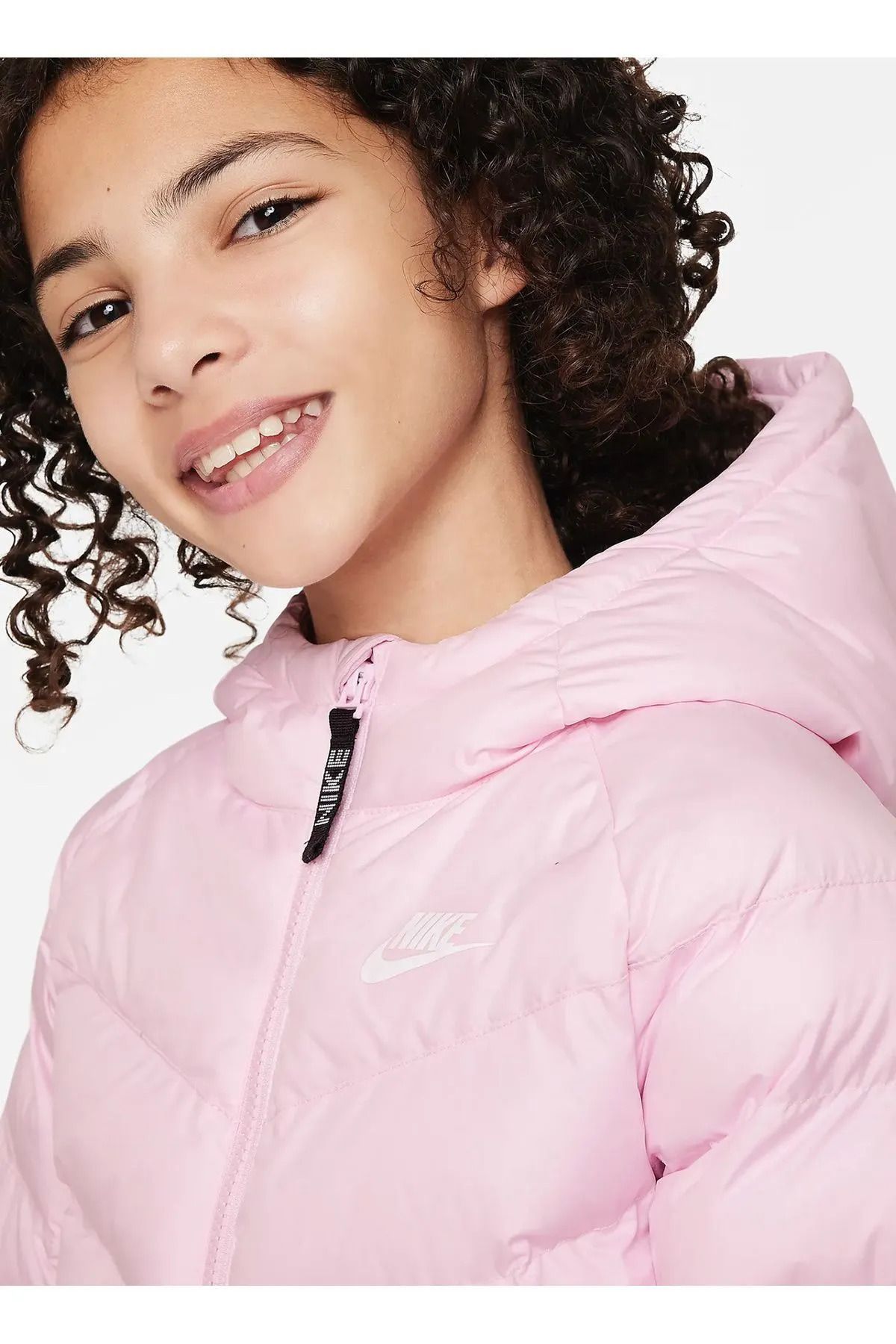 Nike-K Nsw Synfl Hd Jkt Pink Unisex Kids Jacket Coat Dx1264-663 5