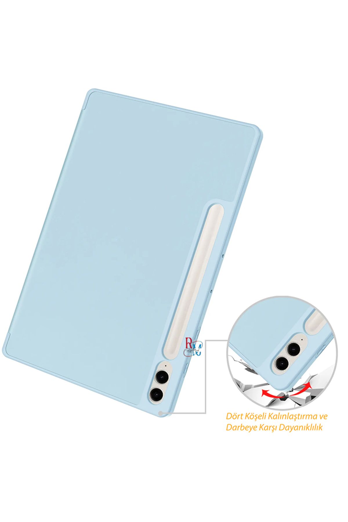 redmud teknoloji-Samsung Galaxy Tab S9 Fe Plus / S10 Plus Compatible Tablet Case with Pen Compartment Smart Case with Sleep Mode 5