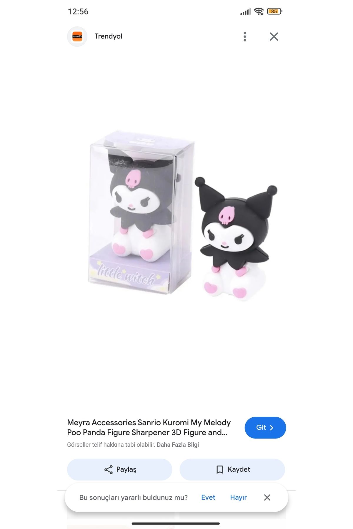 Happy Toys-2 Pcs Chromi Eraser and Sharpener Set Boxed Chromi Set 2 Pcs 4