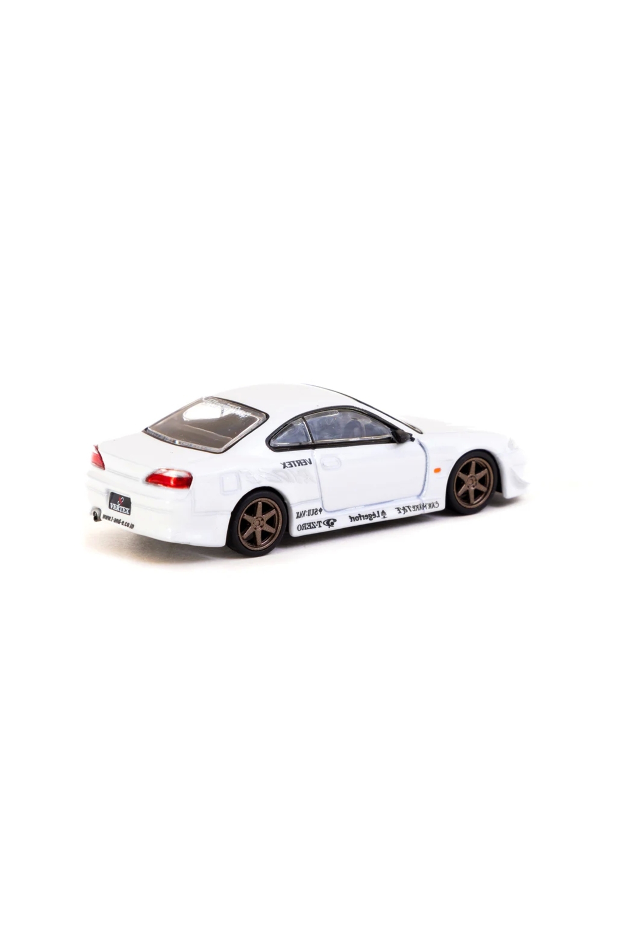 Tarmac Works 1/64 VERTEX Nissan Silvia S15 White Metallic - Lamley
