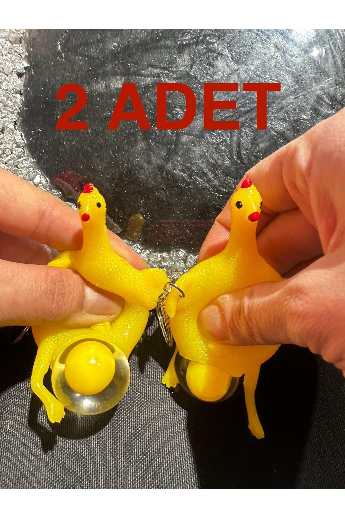 epoksiya Yumurtlayan Tavuk Anahtarlık Çanta Ve Cüzdan Süsü Stres Giderici Duyusal Uyarıcı Oyuncak