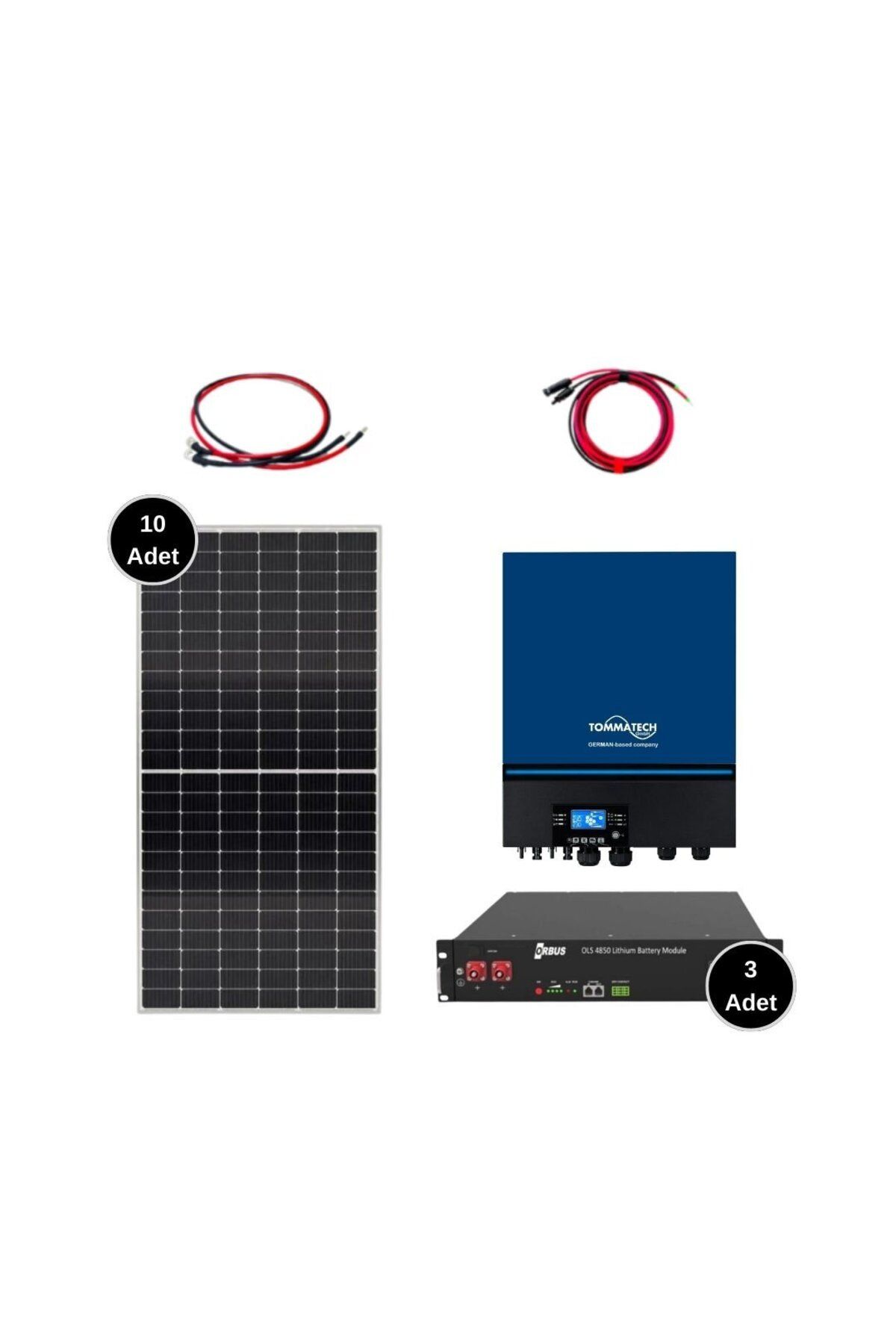 HEROTECH Solar Sanal Market 7 kw Lityum Solar Paket