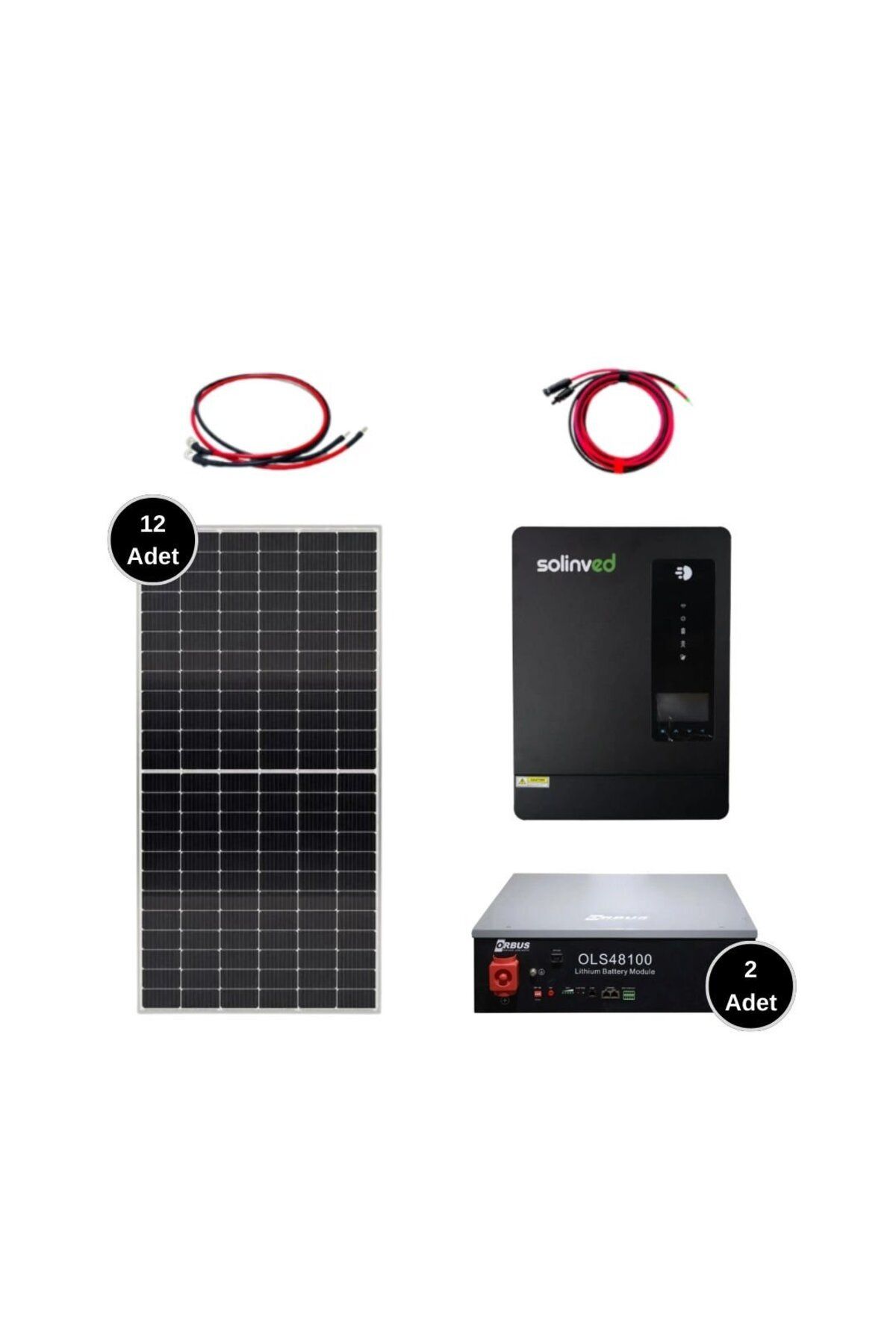 HEROTECH Solar Sanal Market 8 kw Lityum Solar Paket