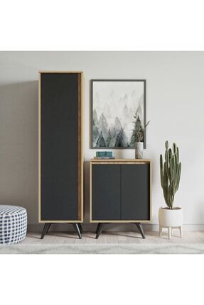 FUHO Şimal Vestiyer Antrasit Kapak