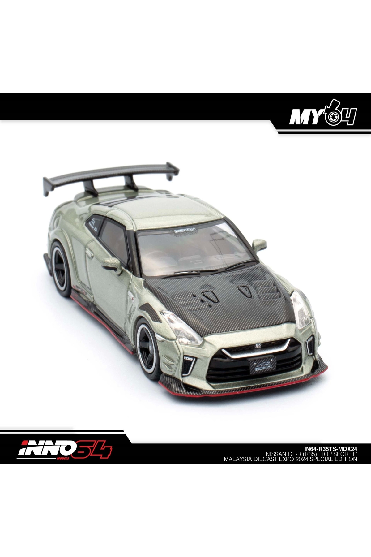 Inno 64 Models Inno 1/64 Nissan Skyline GT-R R35 'Top Secret