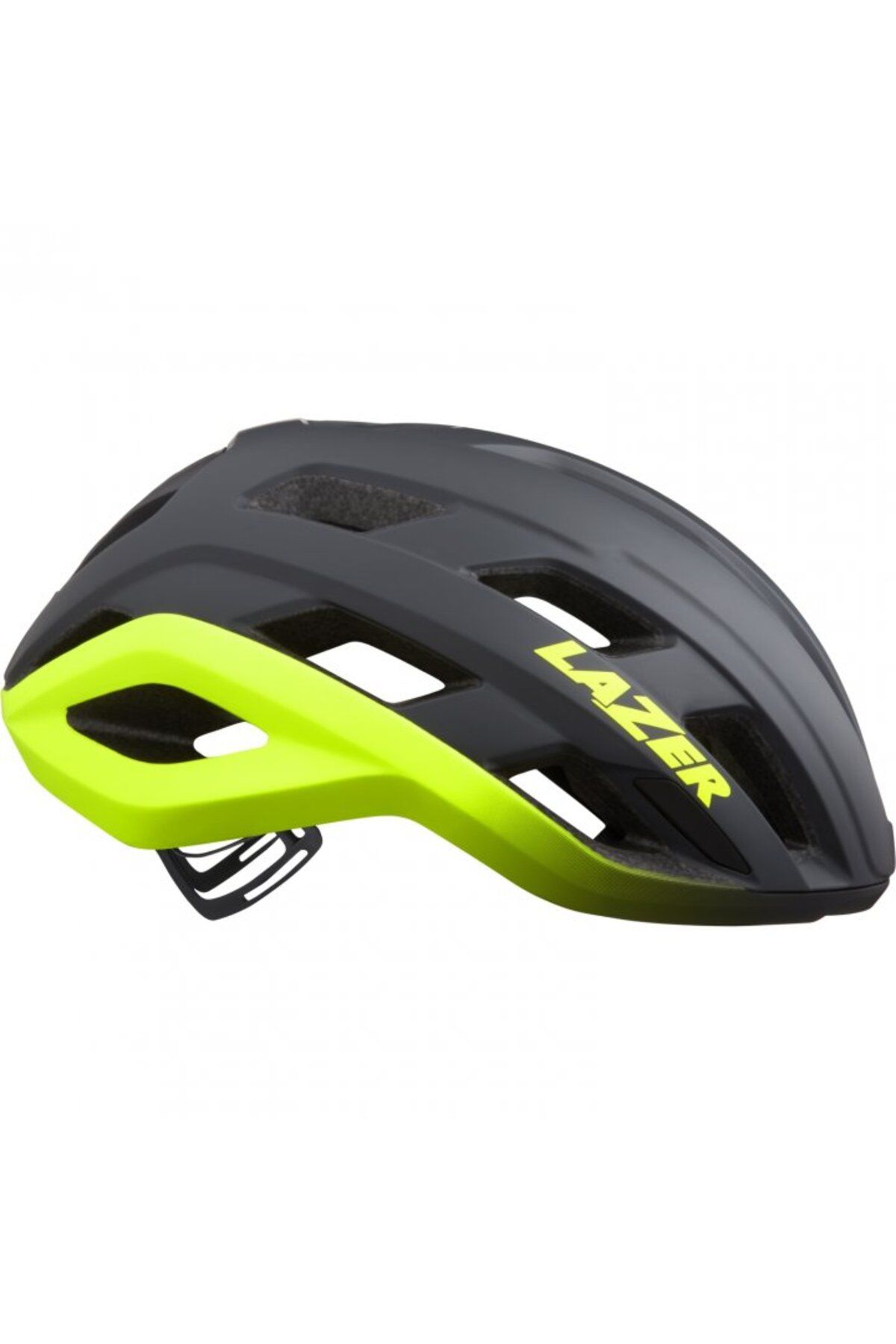 Lazer Strada KinetiCore CE-CPSC  Kask Matte Koyu Gri Flash Sarı (L 58/61)