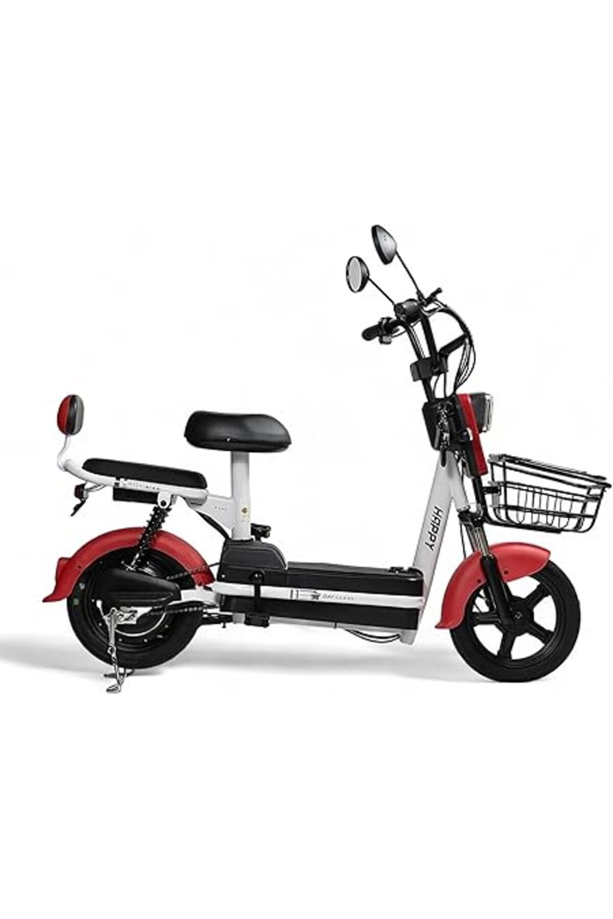 ALBADER-Electric Scooter V26, Double Seats With Manual Pedals E- Scooter, Max Speed 30-40 KM, 48V 2
