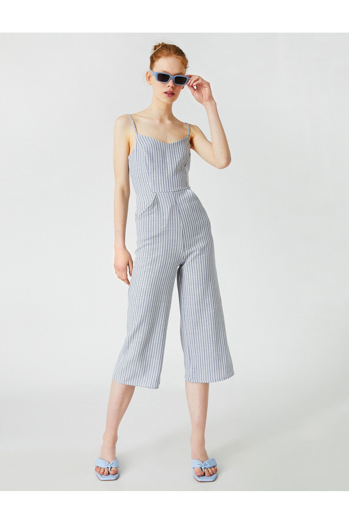 Koton-Vékony pántos jumpsuit – laza szabású 2