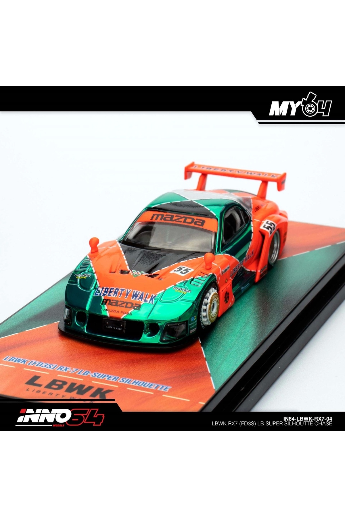 Inno 64 Models 1:64 INNO64 LBWK RX7 (FD3S) LB-Super CHASE - Fiyatı ...