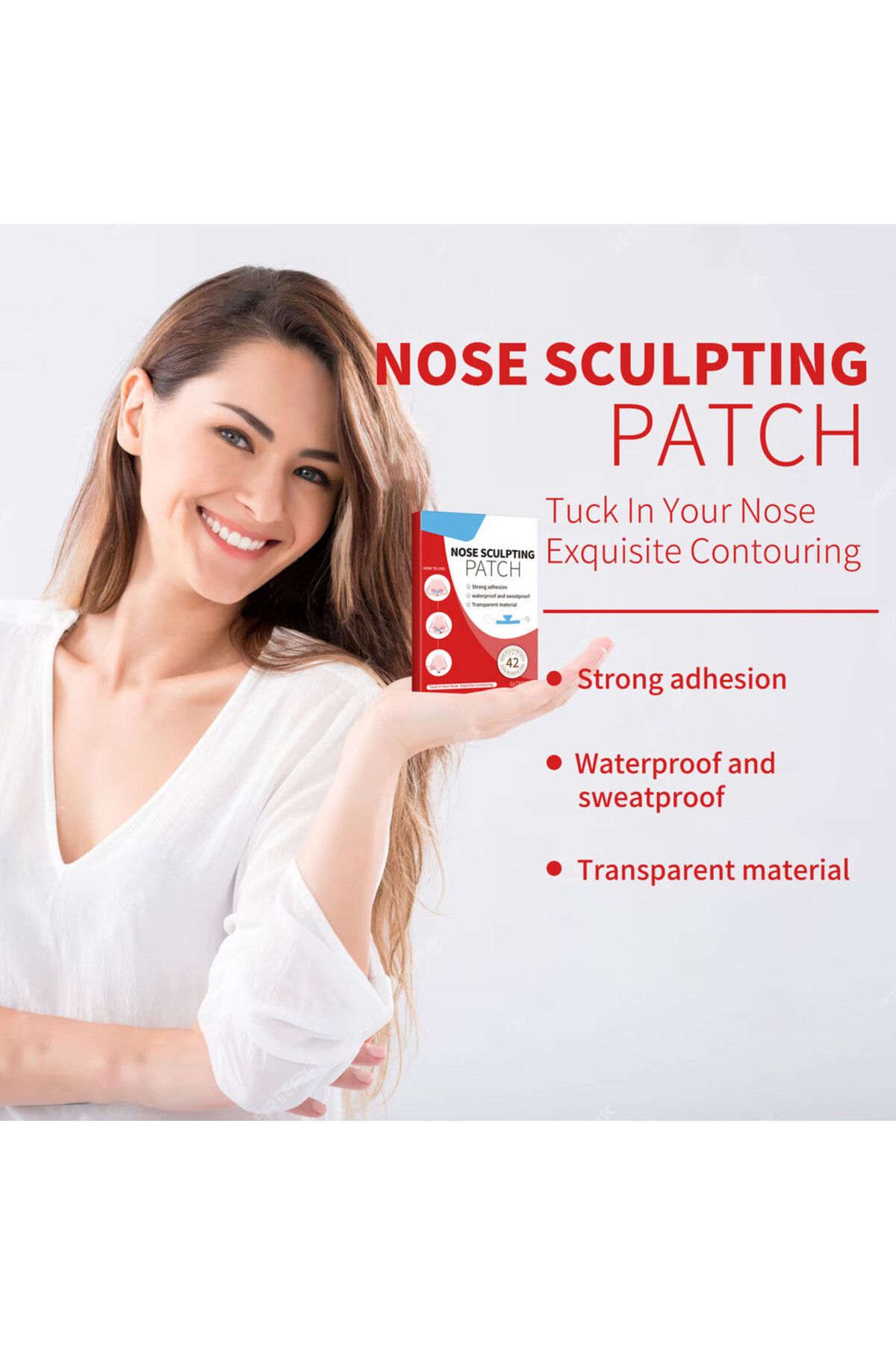 Choice-Soug Nose Patch The Nose Patch 42pcs Is Waterproof, Sweat-Proof And Strong Adhesion 5