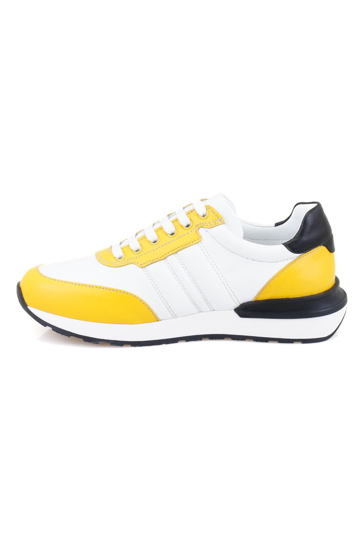 Desa-Pantofi sport din piele pentru femei Maribel Yellow 3