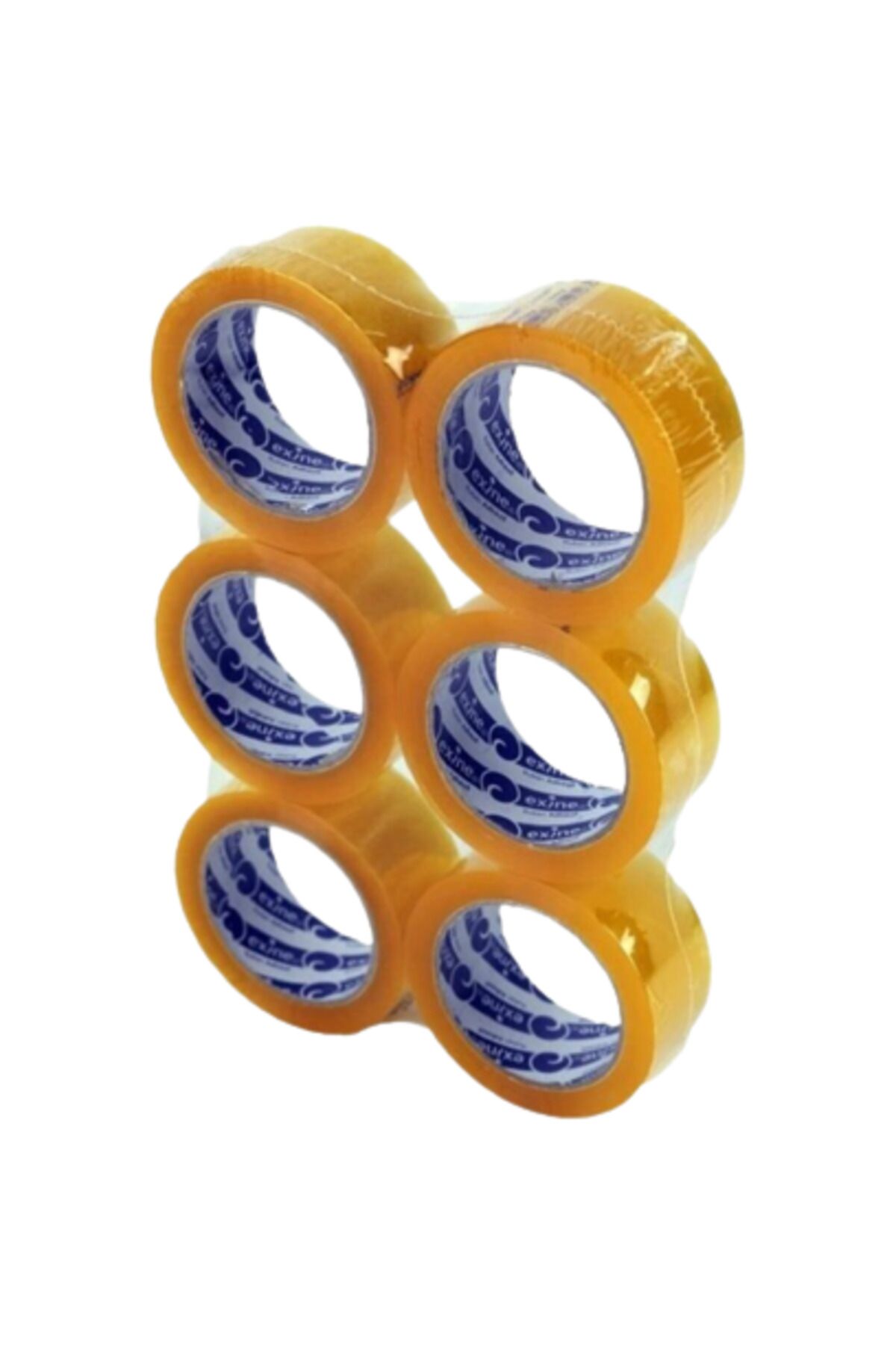 Easy Tedarik 6 adet Şeffaf Koli Bandı Güçlü Yapışkan Yüzey 40mm 100 metre