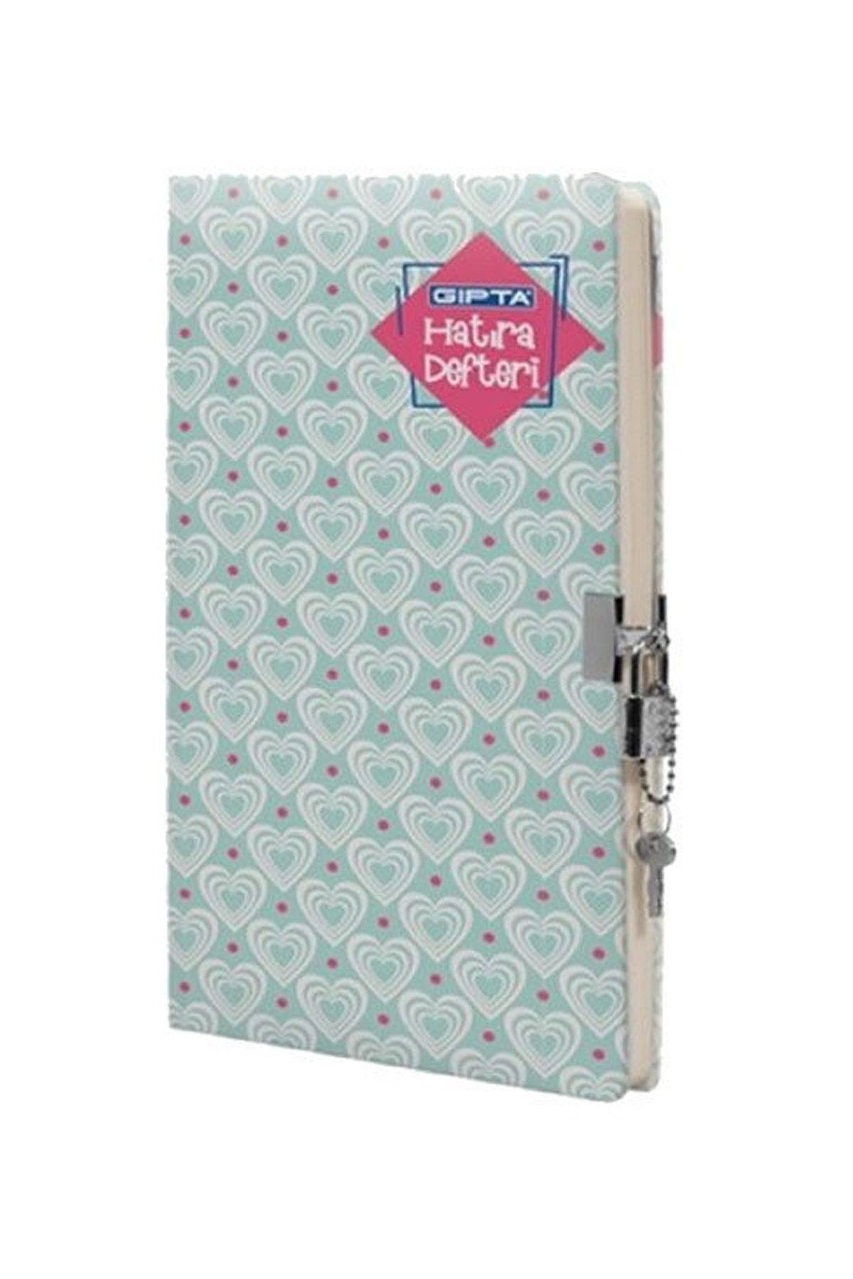 Easy Tedarik Gıpta Hatıra 17x24 120 Yaprak Kilitli İp Dikişli Sert Kapaklı Defter