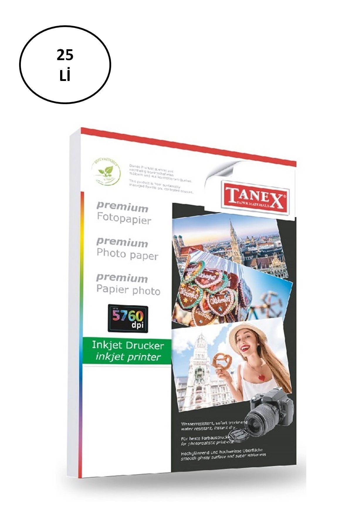 Easy Tedarik Tanex Fotoğraf Kağıdı A4 210X297mm 200Gr 25 Li