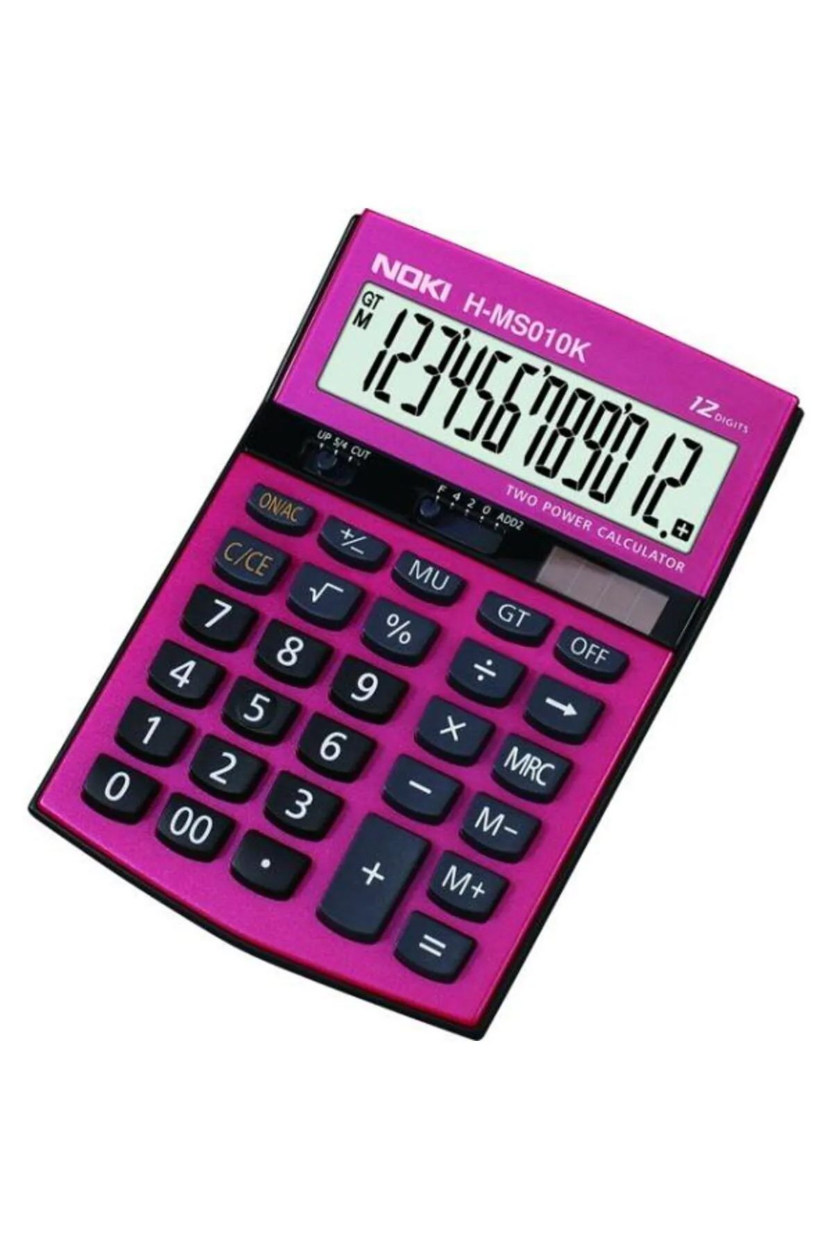 Easy Tedarik Noki Hesap Makinesi 12 Hane Kırmızı H Ms010k