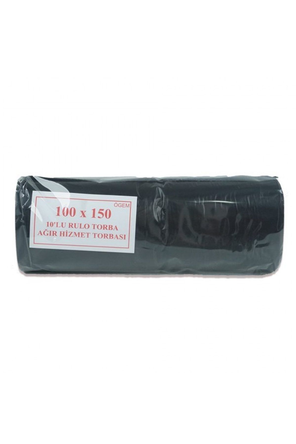 Easy Tedarik Hantal Boy Çöp Torbası 100 x 150 cm 10 Lu Rulo x 1 Paket = 10 Adet (Siyah)
