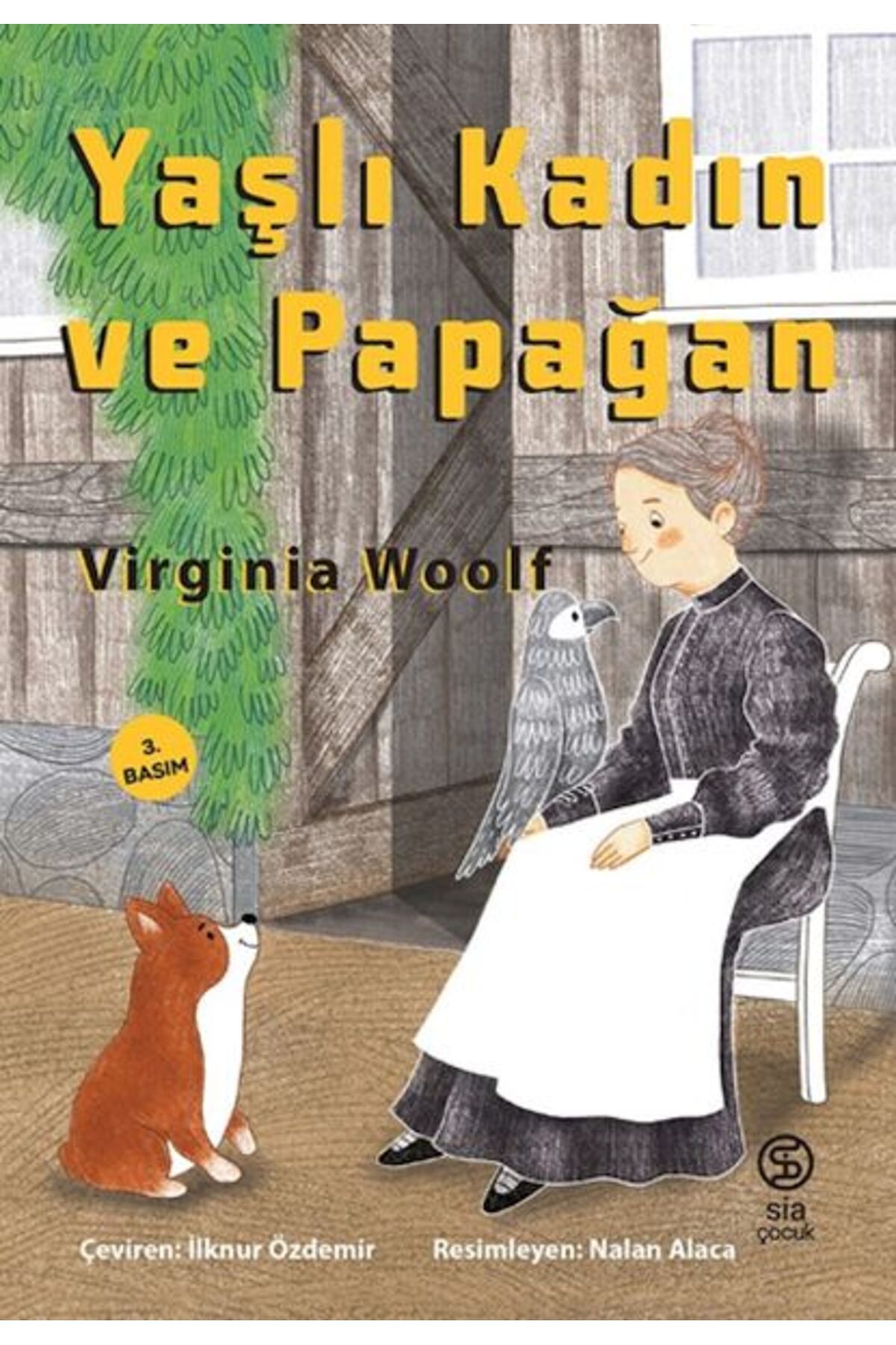 Sia Kitap Yaşlı Kadın ve Papağan