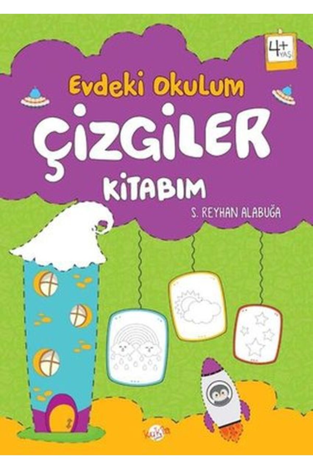 Kukla Yayınları Evdeki Okulum Çizgiler Kitabım 4+Yaş