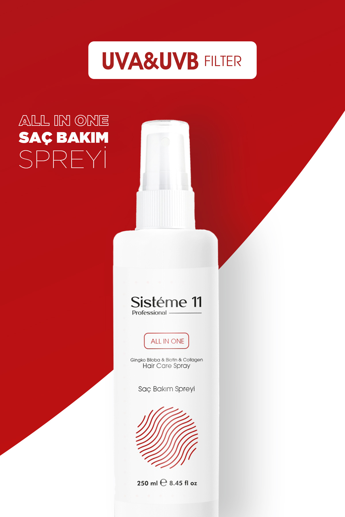 Sisteme 11 All In One Saç Bakım Sprey 250 ml — 8684091008668 — تصویر 5 از 5
