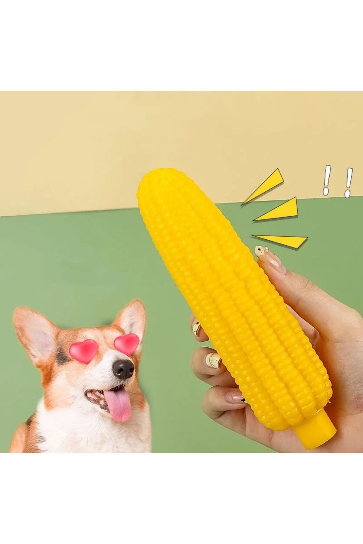 MadPet-Pet Sound Corn Model Biting Toy 1