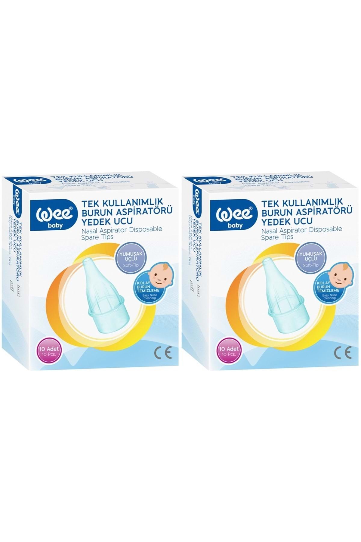 Wee Baby Burun Aspiratörü Nasal Yedek Ucu 20 Adet (2PK*10)