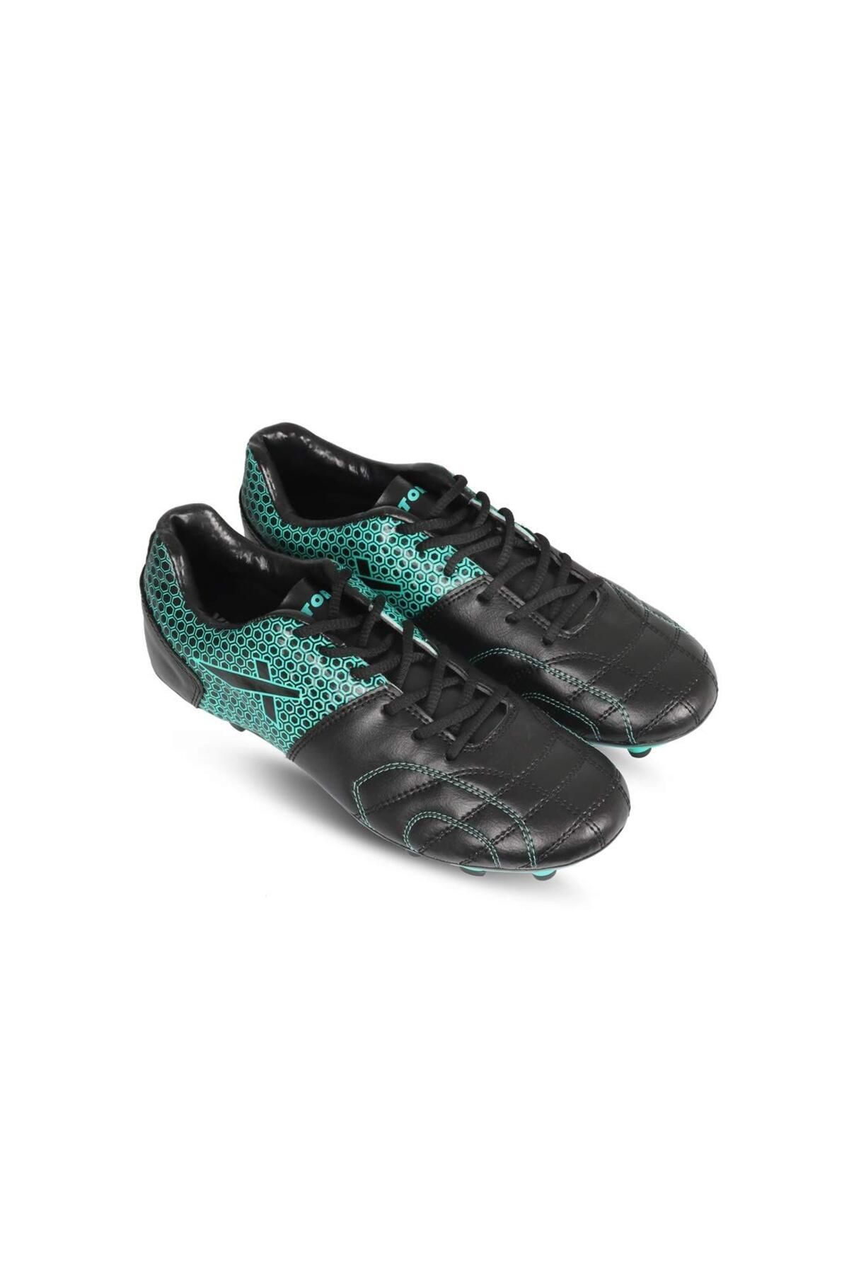 Vector X-Breeze Football Shoes Black/sea Green | Size 9 Uk | Synthetic Leather | Waterproof 2