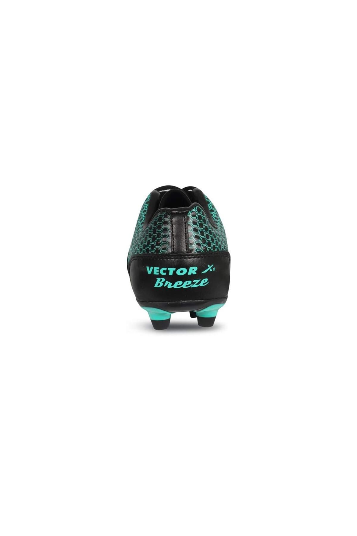 Vector X-Breeze Football Shoes Black/sea Green | Size 9 Uk | Synthetic Leather | Waterproof 5