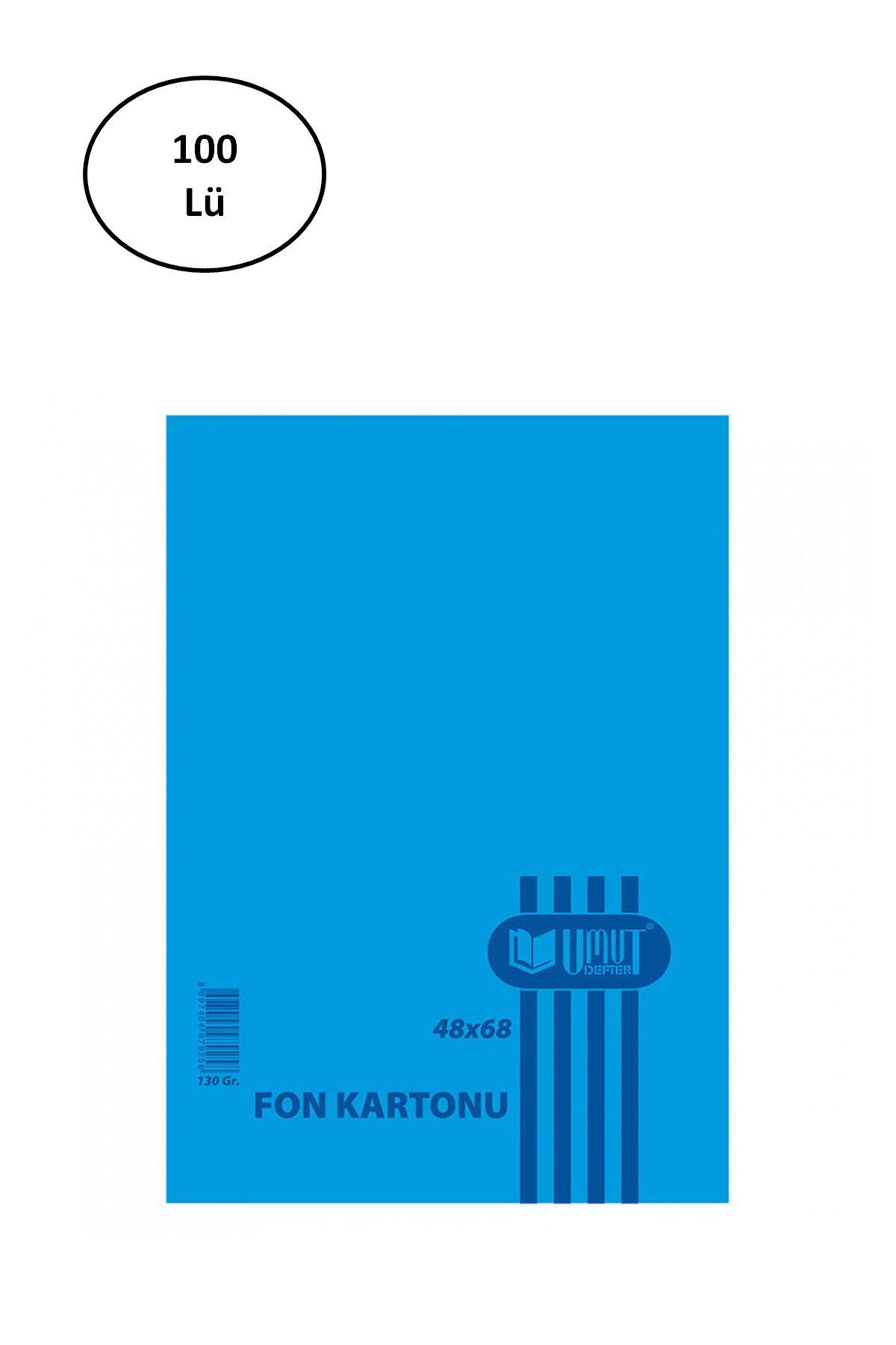 Easy Tedarik Umut Fon Kartonu 48x68cm 130gr Açık Mavi 100lü