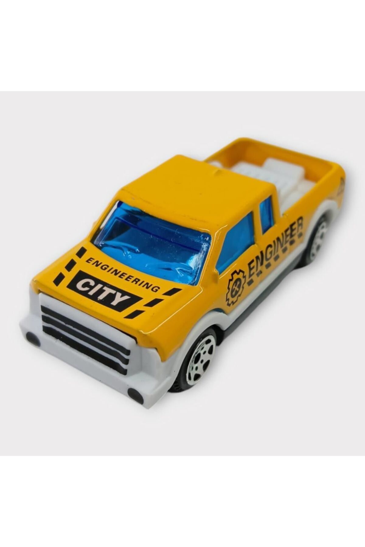 Easy Tedarik Küçük Metal İnşaat Araçları 7 cm Pickup