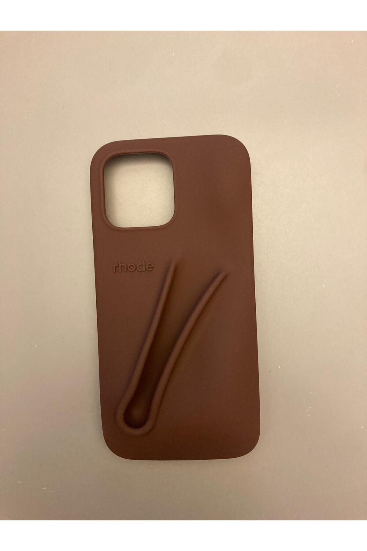 Newon İPHONE 16 PRO MAX ESPRESSO RHODE LİP CASE LOGOLU