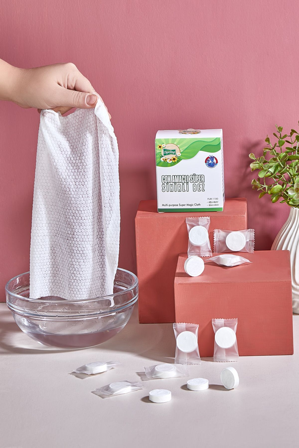obido-Multi-Purpose Super Magic Tablet Cloth Wash Use 24 Pack Use with Water Effect 25X25 3