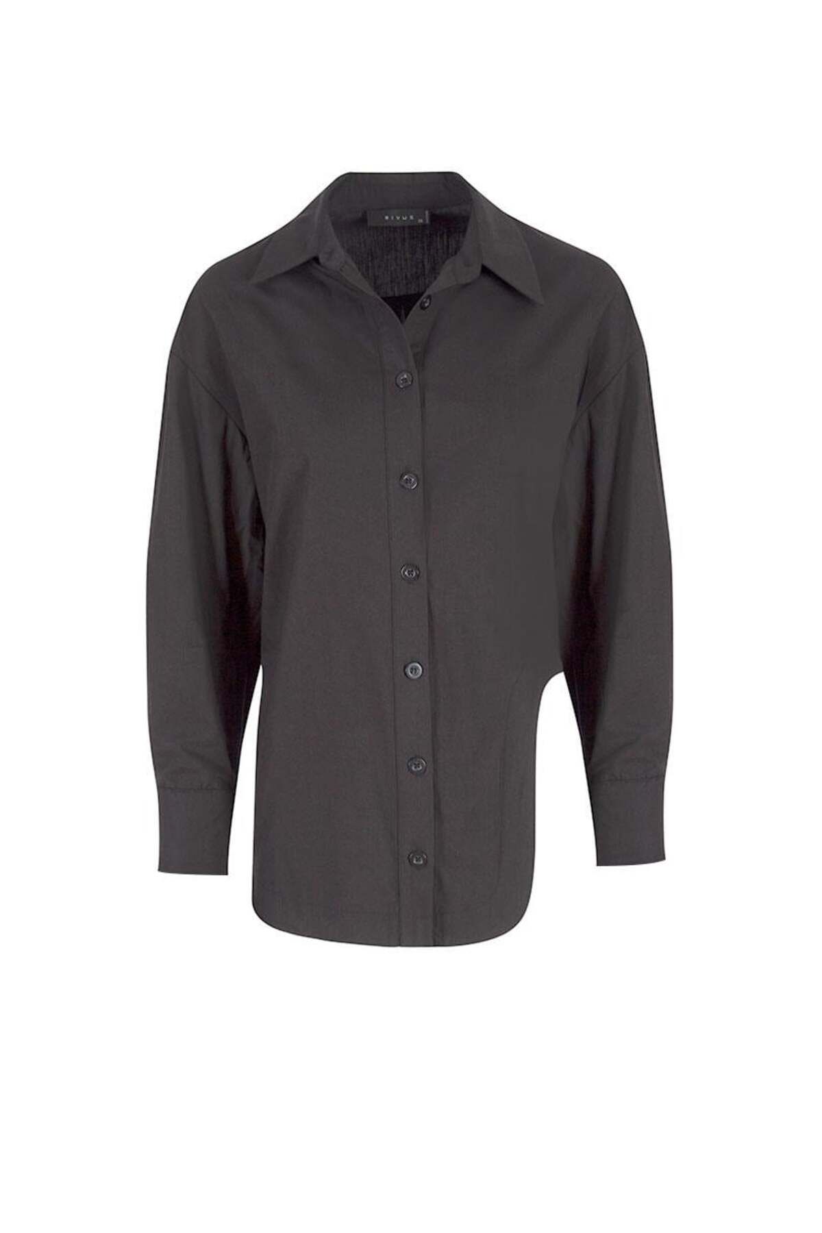 RİVUS-Oversize Cut Cotton Shirt 7