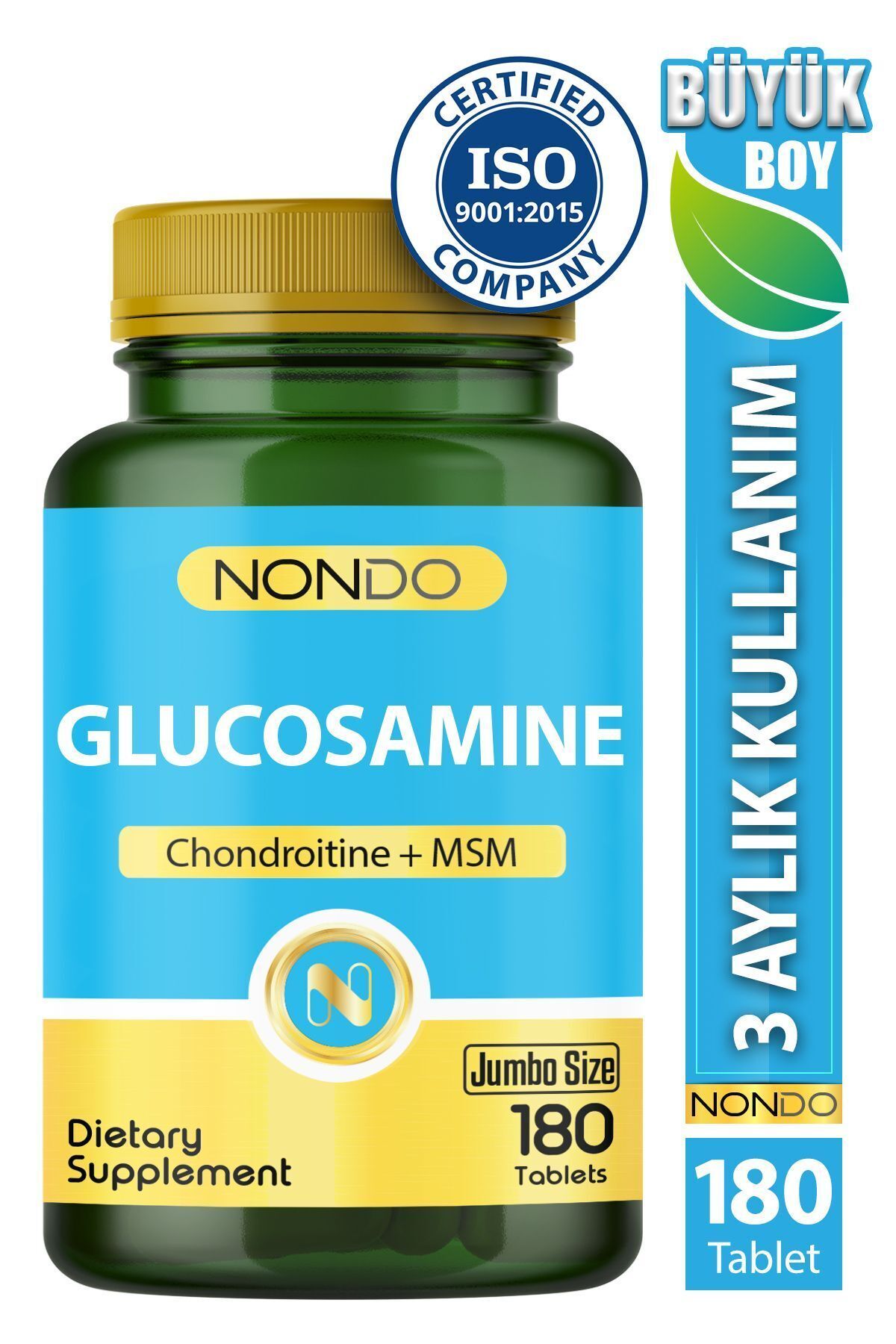 Nondo-Glucosamine 180 Tablet (Jumbo Size 3 Months Use) 2