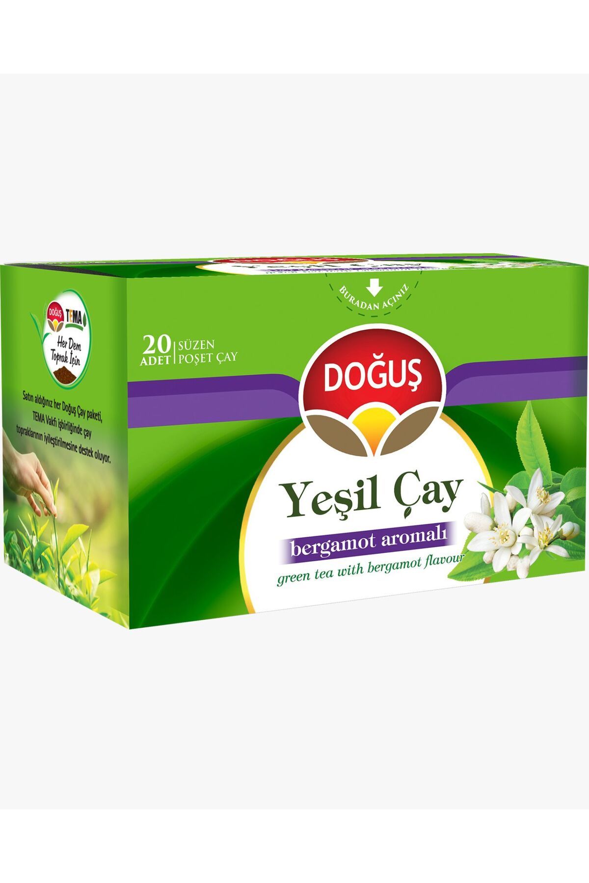 Doğuş DOĞUŞ BERGAMOT 1,75X20 (YEŞİL ÇAY)