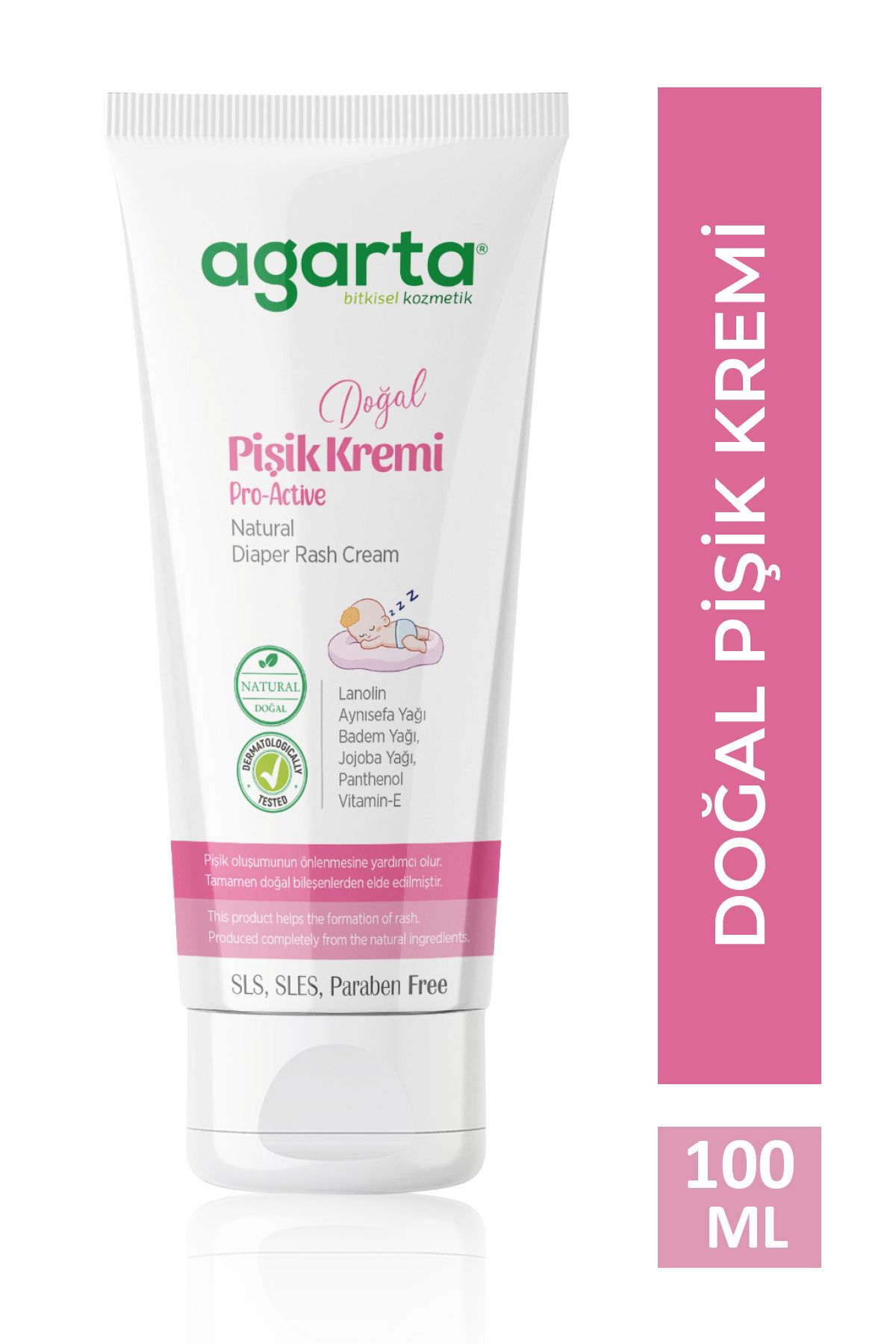 Agarta Doğal Pişik Kremi 100 Ml.