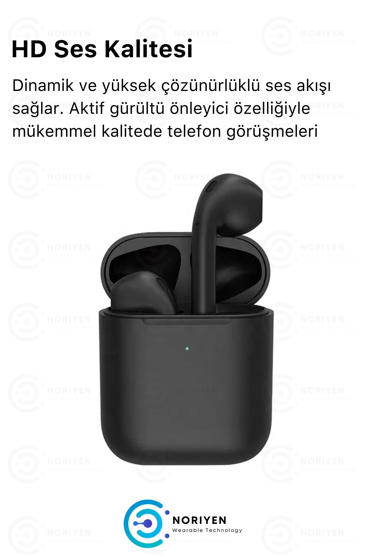 Premium Serisi White 2 Model IOS Android Uyumlu Aktif Gürültü Engelleme Kablosuz Bluetooth Kulaklık