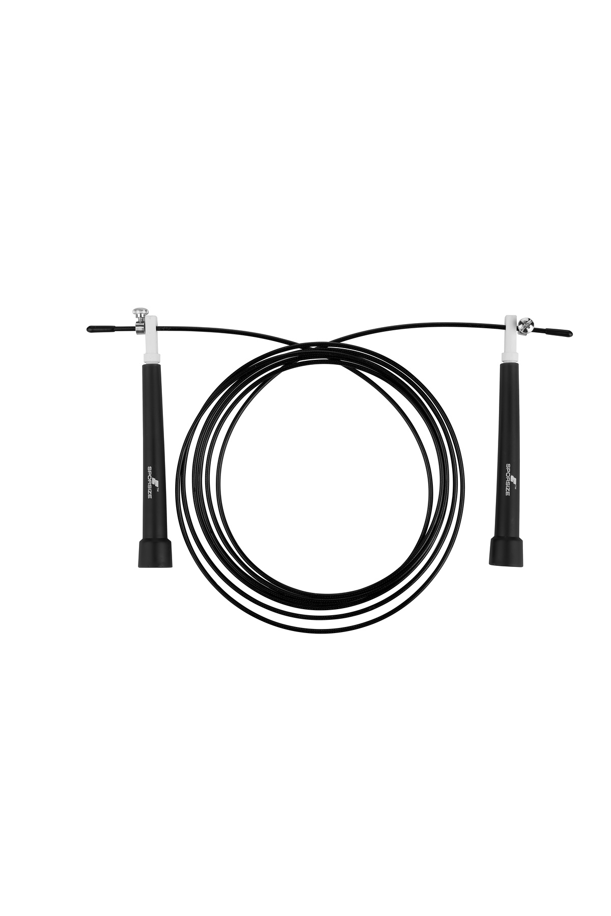 Sporsize Uzunluğu Ayarlanabilir Çelik Telli Atlama İpi - Speed Rope