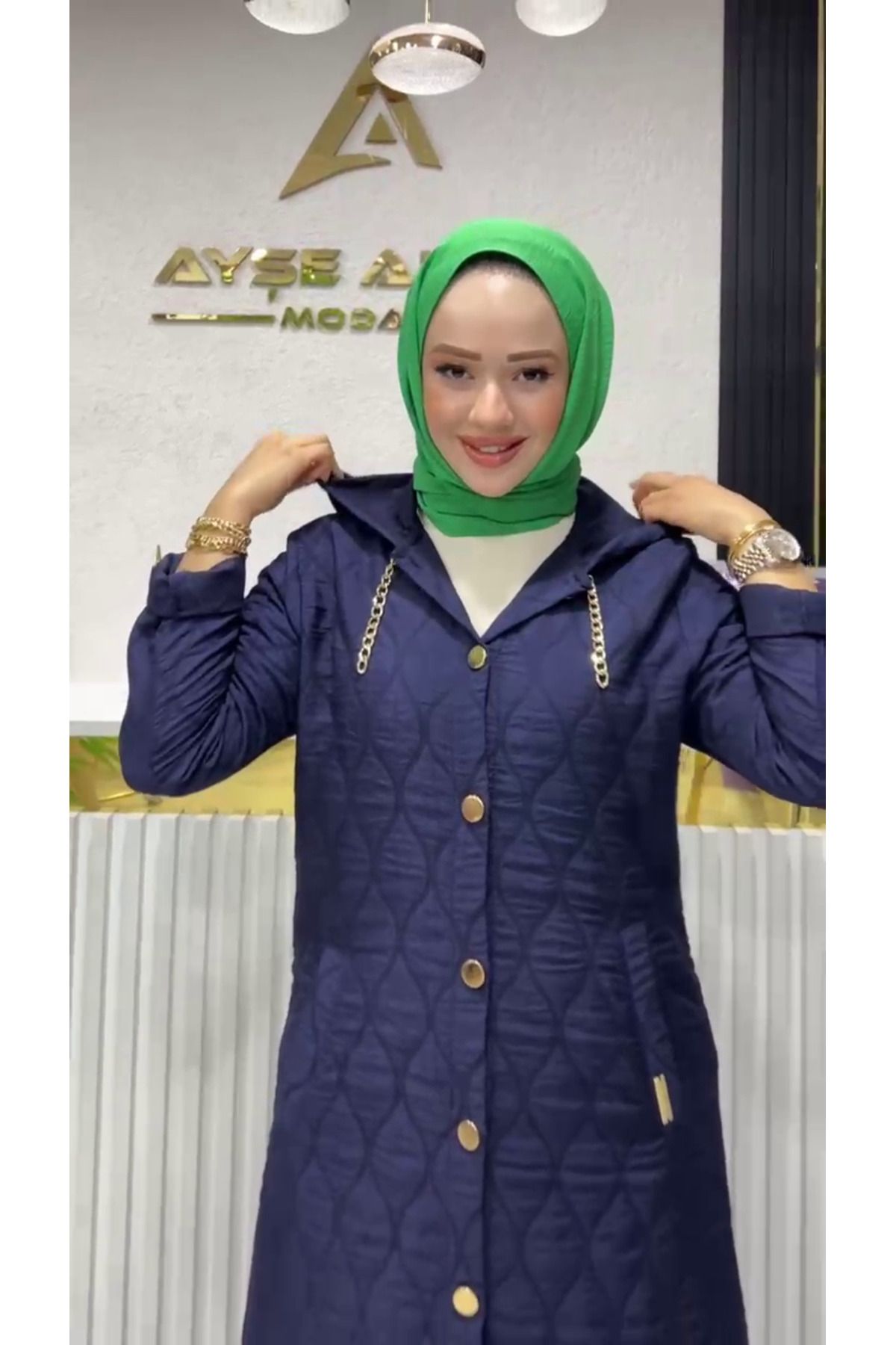 کاپشن نازک فصلی Zeynep Butik Ayşe Akay 1252