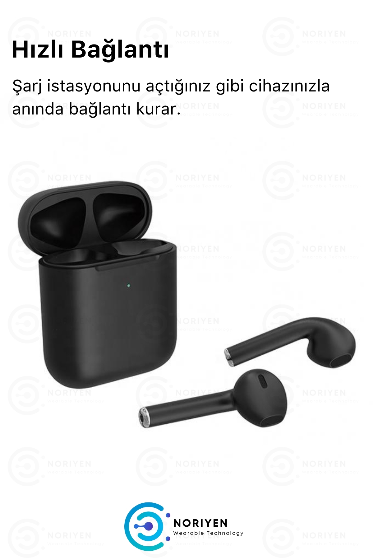 Premium Serisi White 2 Model IOS Android Uyumlu Aktif Gürültü Engelleme Kablosuz Bluetooth Kulaklık