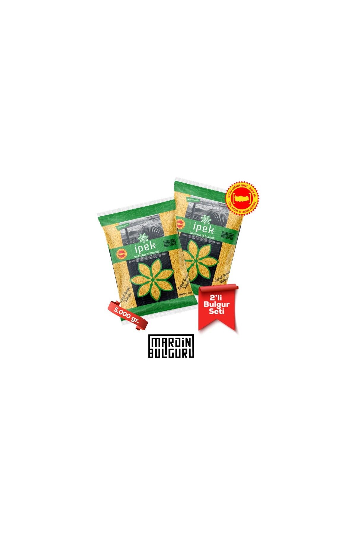 İpek İpek Bulgur İri Pilavlık Bulgur 5 kg x 2 Adet