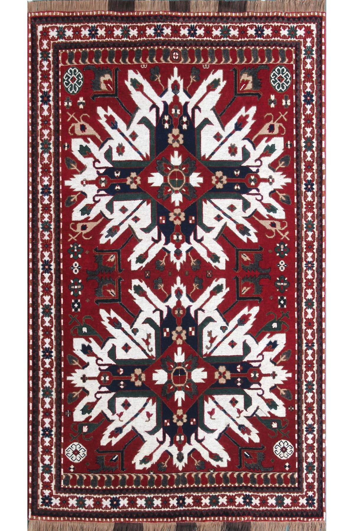 Handmade El Dokuma Yün Geleneksel Anadolu Kars Halısı